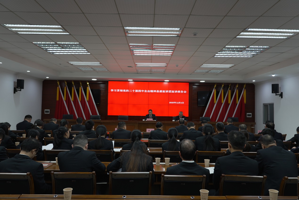 郁南法院召开学习贯彻党的二十届四中全会精神宣讲报告会.docx_1