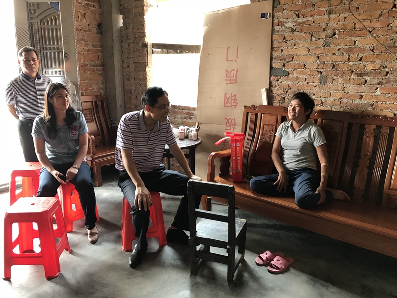 县领导吴月德到南江口镇开展节前走访慰问活动