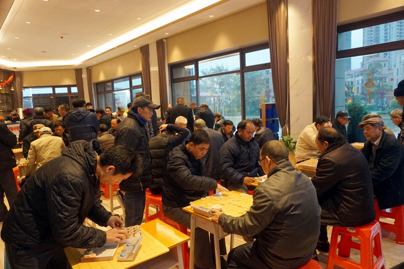 都城镇文明实践活动碧桂园杯象棋赛展开博弈