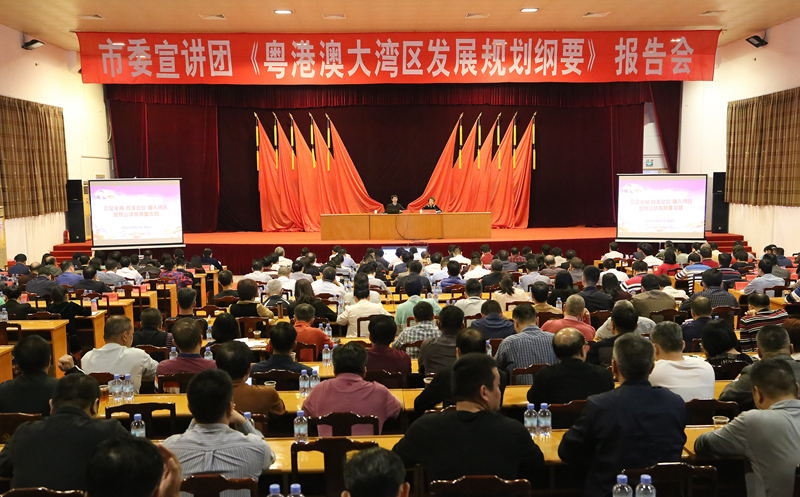 郁南举行《粤港澳大湾区发展规划纲要》宣讲报