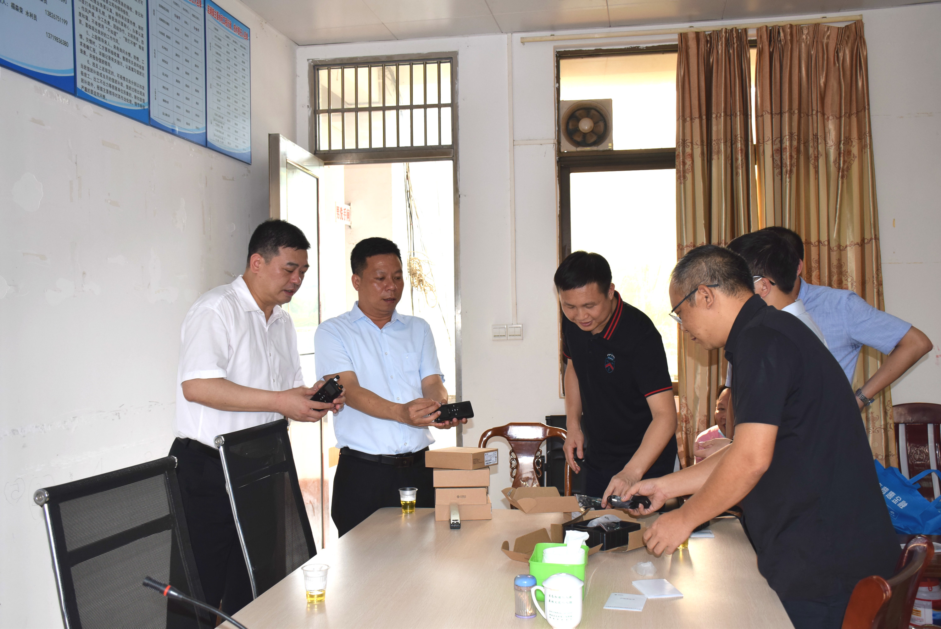 市三防办主任,市应急管理局局长陈哲江到连滩镇开展防汛备汛工作检查